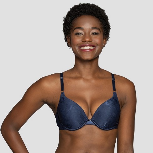 Vanity Fair Womens Ego Boost Add-a-size Push Up Underwire Bra 2131101 -  Ghost Navy - 34c : Target