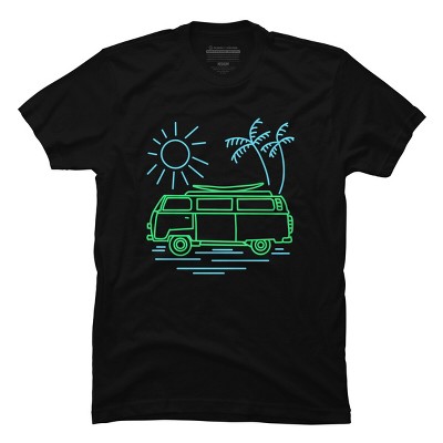 Men's Design By Humans Summer Surf Trip Van Life By donipacoceng T-Shirt