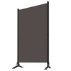VidaXL 3-Panel Room Divider Anthracite 102.4Inchx70.9Inch - 3 of 4