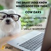 Dog Chits Cow Ears for Dogs and Puppies | 10 Pack | All Natural Flat Ears | - 3 of 4