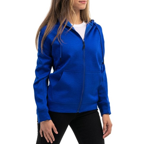 Mio Marino Premium Zip-Up Hoodie for Women with Smooth Matte Finish 