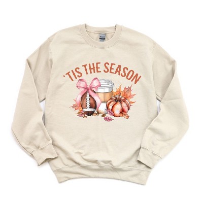 Simply Sage Market Women's Graphic Sweatshirt Coquette Tis The Season Fall