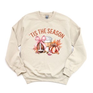 Simply Sage Market Women's Graphic Sweatshirt Coquette Tis The Season Fall - 1 of 4