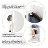 NicBex 360° Rotating Full Length Mirror for Bedroom,Floor Mirror with Hook Storage Rack Coat Rack,Full Body Mirror for Living Room,Cloakroom - 4 of 4