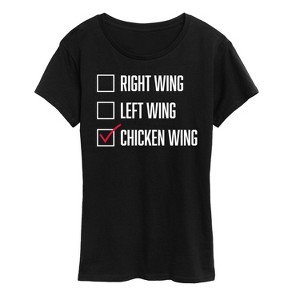 Women's - Instant message - Chicken Wing Ballot Short Sleeve Graphic T-Shirt - 1 of 4