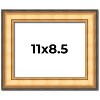 PosterPalooza | Photo Size Traditional Gold Picture Frame - UV Acrylic, Foam Board Backing, Hanging Hardware - 2 of 4