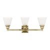 Livex Lighting Mission 3 - Light Vanity in  Antique Brass - 2 of 4