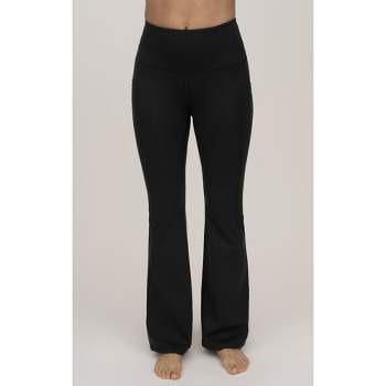 Yogalicious, Pants & Jumpsuits, Yogalicious Black Lux Laila High Waist Wide  Leg Everyday Yoga Pants M L Xl Nwt