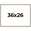 PosterPalooza | 36x26 Thin Barnwood Picture Frame, UV Acrylic, 2 Finishes - Grey and Black - 2 of 4