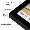 Americanflat Mini Instant Photo Frame with Double White Mat - Display 2.1x3.4 Photos - Black - Multi Pack - 3 of 4