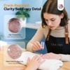 Saviland Clear Silicone Nail Stamper Heads, 6pc Short & Long Jelly French Tip Stampers for Manicure Tools, Crack-Resistant. - 4 of 4