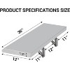 304 Stainless Steel Folding Dispensing Rack, Wall Mounted Food Truck Window Rack/Serving Rack, Food Trucks, Grills, Restaurants - 3 of 4