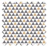 Bacati - Woodlands Gray/Beige Triangles Neutral Cotton Crib/Toddler Neutral Cotton Crib Skirt - 2 of 3