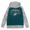 NFL Philadelphia Eagles Girls' Fleece Hooded Sweatshirt - 2 of 3