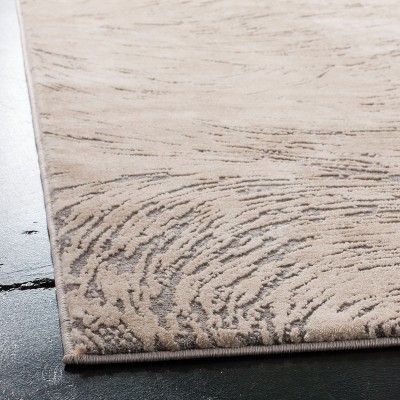 Elysian Ivory & Grey Abstract 9' x 12' Hand-Knotted Rug