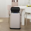 Dolonm 50L Smart Sensor Trash Can - Automatic Motion-Activated Lid, Stainless Steel, Hands-Free, Silent Closing - 3 of 4