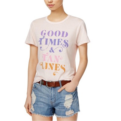 Junk Food Womens Distressed Graphic T-Shirt
