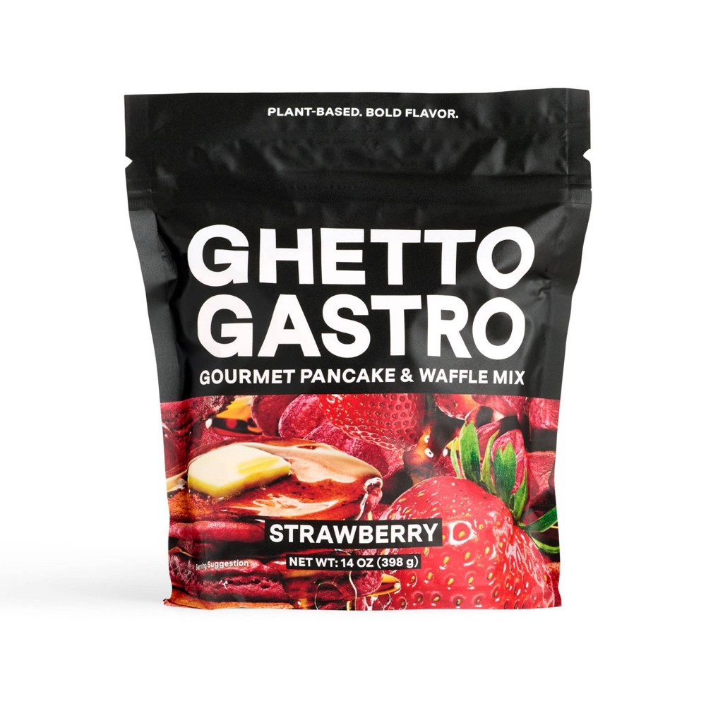 Ghetto Gastro Pancake & Waffle Mix Strawberry - 14oz