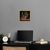 Notoriart Whiskey and Vintage Hat Bar Cart Art For Men Framed - 2 of 4