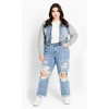 Women's Plus Size Denim Street Jacket - denim | CCX - 2 of 4