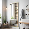 Wooakway Metal Bathroom/Vanity Mirror Modern Accent Mirror for Living Room Bathroom Bedroom Entryway Black/Gold/Silver - 2 of 4