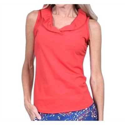 Women's Pebble Beach Ruffle Top - Southwind