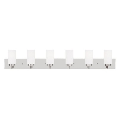 Livex Lighting West Lake 6 - Light Vanity in  Brushed Nickel