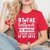 Simply Sage Market Women's At The Ballpark Short Sleeve Graphic Tee - 2 of 4