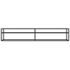 vidaXL TV Stand Black 86.6 in.x15.7 in.x15.9 in. Tempered Glass - 3 of 4