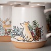 4.5"H Sullivans Embossed Woodland Christmas Mugs Set of 4 Multicolor Indoor Christmas Decor - 2 of 4
