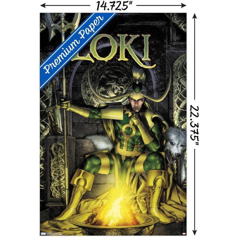 Trends International Marvel Comics - Loki - Thor: First Thunder #2 Unframed Wall Poster Prints, 3 of 7