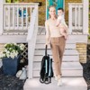 Infans Portable Baby Stroller One-Hand Fold Pushchair W/ Aluminum Frame Blue - 3 of 4
