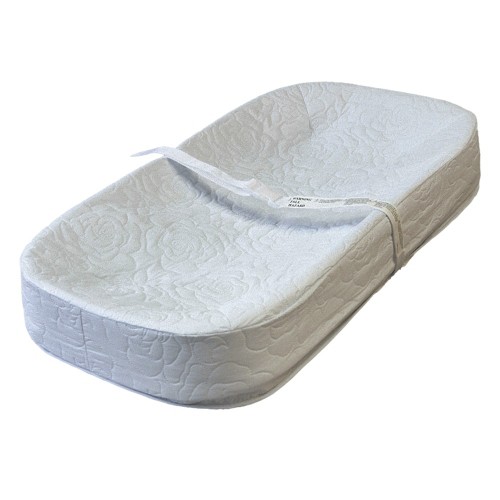 L.A. Baby 4-Side Changing Pad, White
