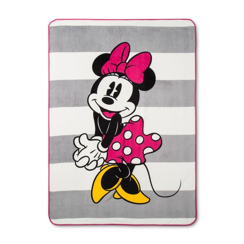 Mickey Mouse Friends Twin Minnie Mouse Bed Blanket Pink White Target