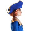 HalloweenCostumes.com One Size Women Womens Disney Treasure Planet Captain Amelia Halloween Costume Hat Accessory, Blue - 4 of 4