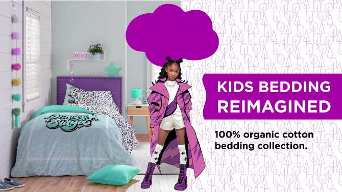 Saturday Park Nickelodeon That Girl Lay Lay 100% Organic Cotton Bed Set, 2 of 10, play video