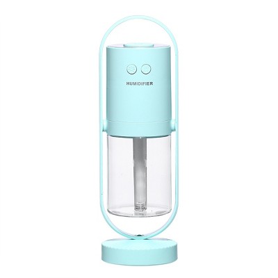 Boersma USB Mini Air Humidifier – Ultrasonic Mist Maker with Projection Night Light, Home, Office & Car Friendly
