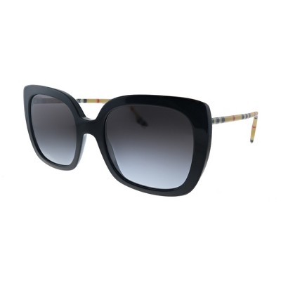 Burberry Caroll BE 4323 38538G Womens Square Sunglasses Black 54mm