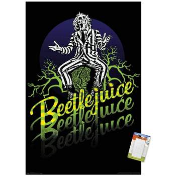 Trends International Beetlejuice - Yellow and Green Neon Unframed Wall Poster Prints
