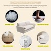 NicBex 66"/73" Pull-Out Sofa Bed with Side Storage,3-in-1 Convertible Velvet Couch Bed,Multi-Functional Queen Sleeper Sofa for Living Room,Bedroom - 4 of 4
