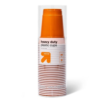 Halloween Disposable Cup - Orange Solid - 18oz/30ct - up & up™