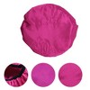 Unique Bargains Women Durable Solid Color Shower Cap 1 Pc - 3 of 3