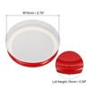 Unique Bargains Leak Proof Regular Mouth Tin Plate Mason Jar Lids 30 Pcs - 2 of 4