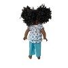Doll Clothes Superstore Blue Flower Pant Set Fits Our Generation American Girl My Life Dolls - 4 of 4
