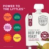 Serenity Kids Grass Fed Beef Pot Roast with Organic Vegetables, Herbs & Bone Broth Baby Food Pouch - 3.5oz - 3 of 4