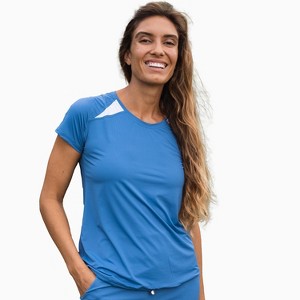 Calypsa Loose Fit Cinched Tee - 1 of 3