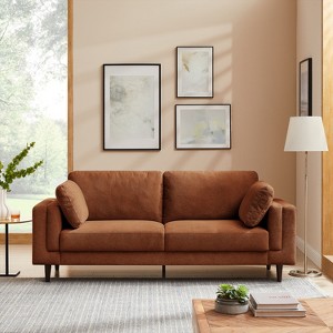 MINIMORE Modern Style 85''W Lassie 3Seater Square Arm Sofa - 1 of 4