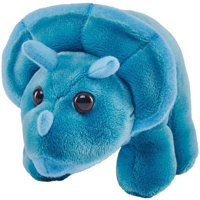 Wild Republic Pocketkins Eco Triceratops Stuffed Animal, 5 Inches