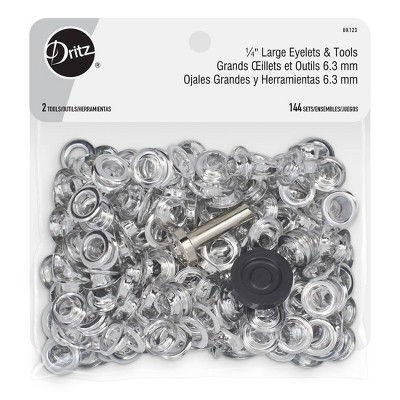 Dritz 120ct Rivets Double-cap Tools Nickel : Target