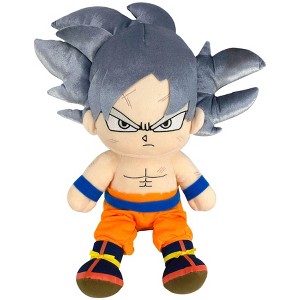 Dragon Ball Super - Son Goku Ultra Instinct Sitting Plush 14"H - 1 of 2
